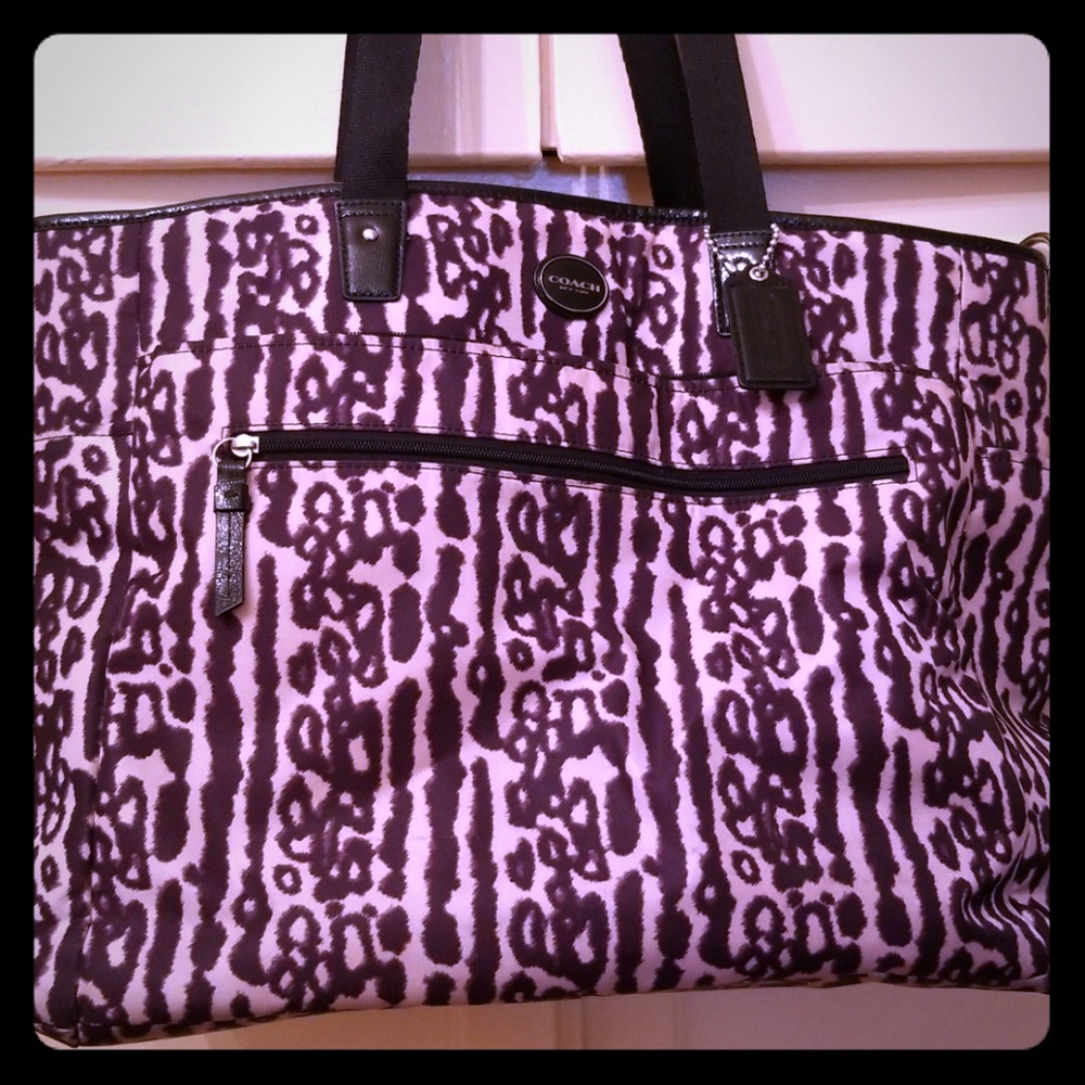 Coach tote bag/ diaper bag
